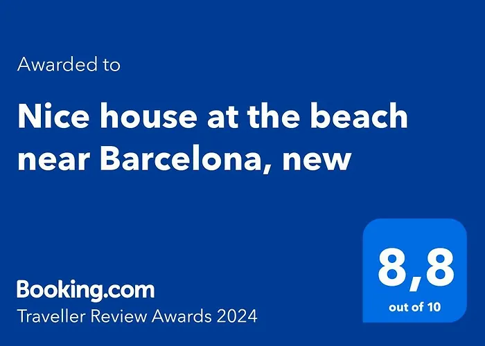 Nice House At The Beach Near Barcelona